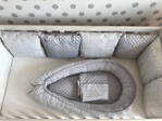 Hnízdo, deka a polštářkový mantinel mašličky (S66M3)
